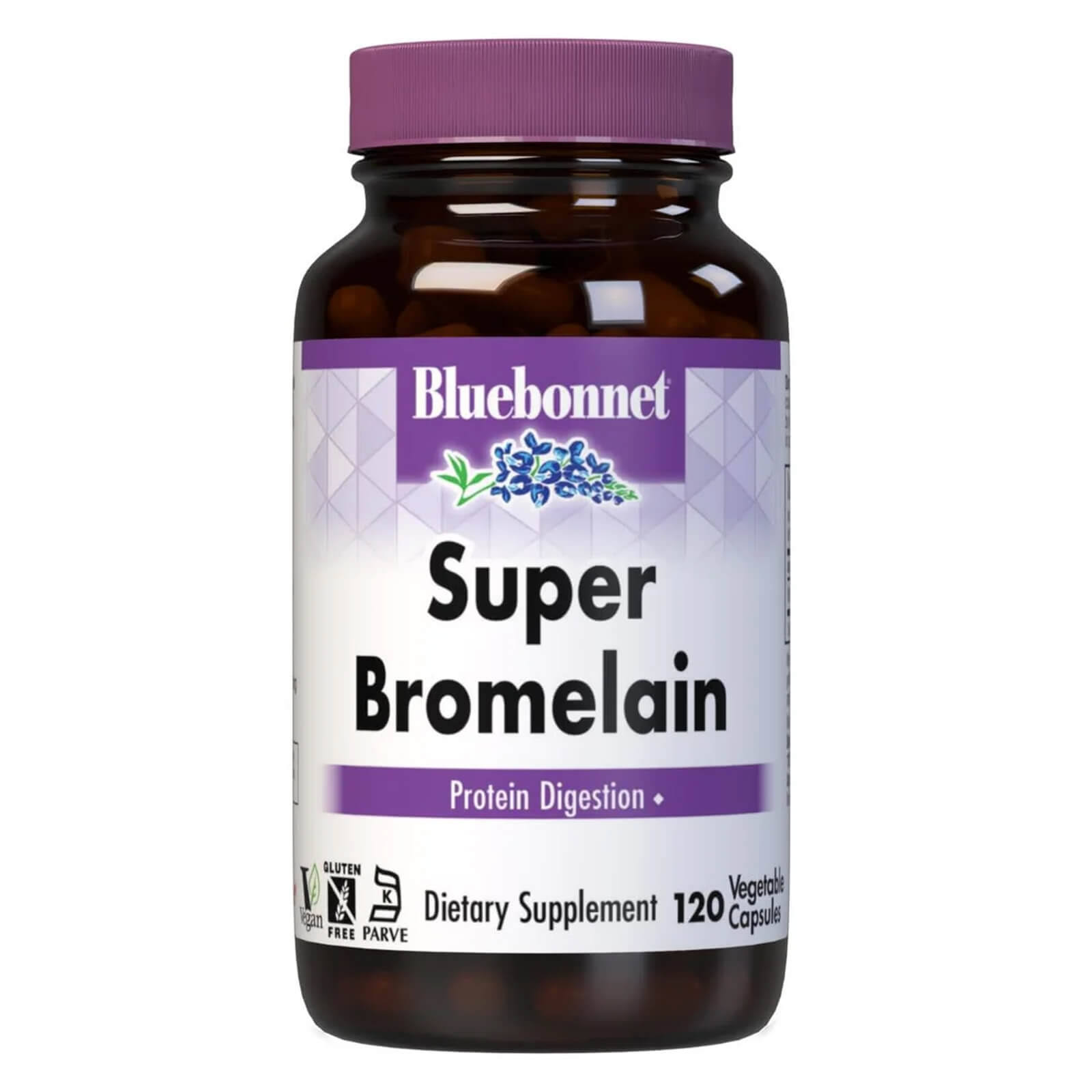 BlueBonnet Super Bromelain Vegetarian Supplement - 500mg, 120 Count