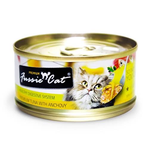 Fussie Cat Grain Free Tuna & Anchovy Can Cat Food - 2.8 oz can