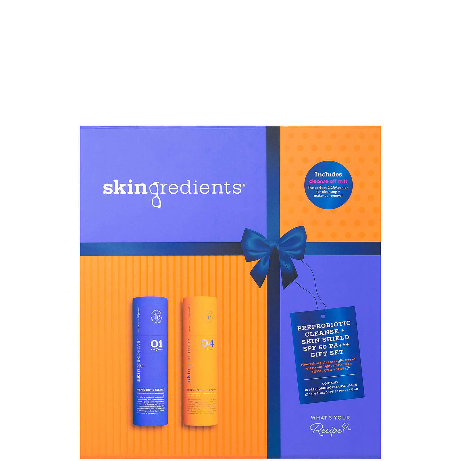 Skingredients PreProbiotic Cleanse + Skin Shield SPF 50 PA+++ Gift Set