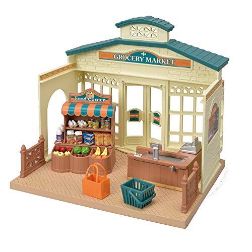 Calico Critters Grocery Market Cream & Brown, 11.42 Inches