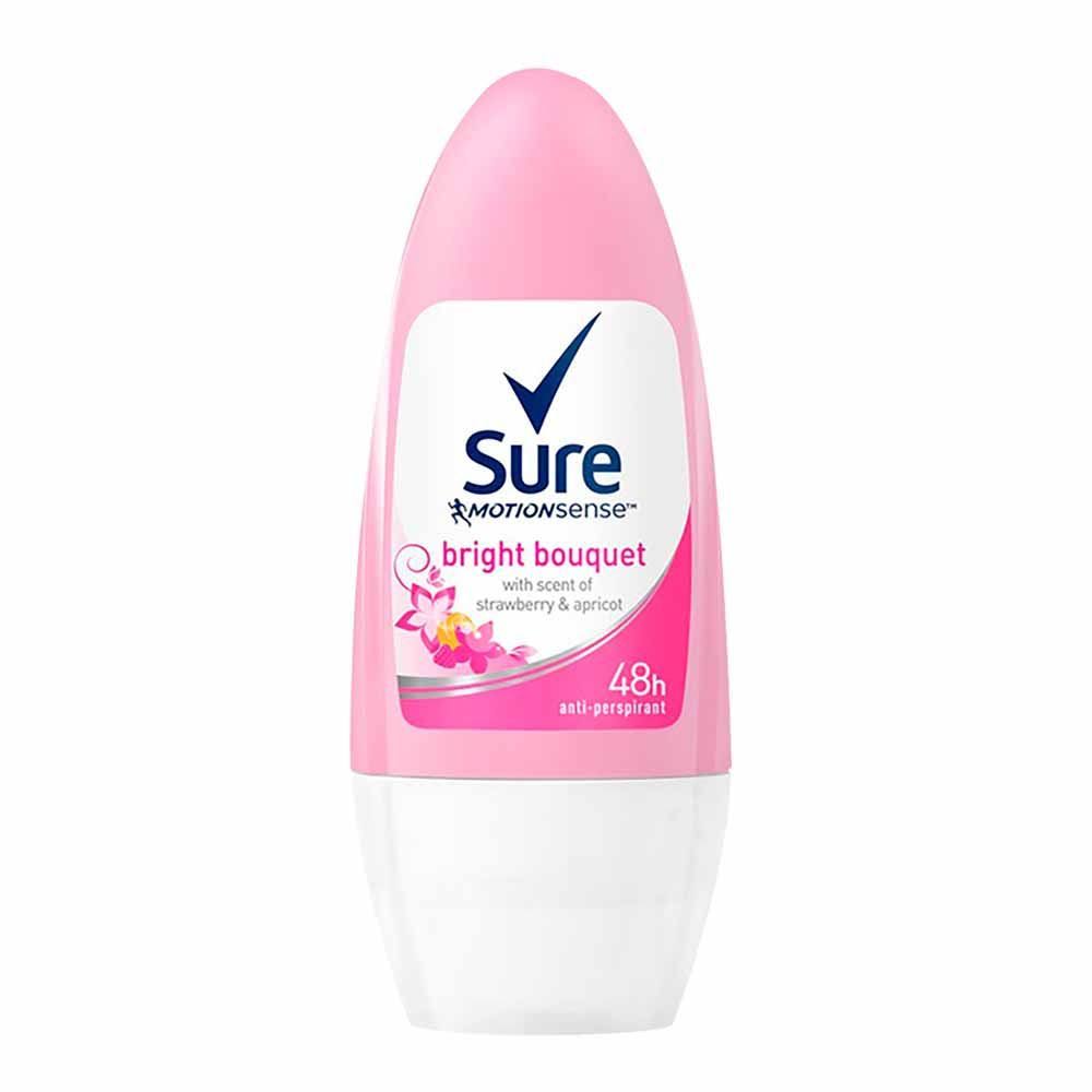 Sure Bright Bouquet Roll On Anti-Perspirant - 50ml, Strawberry and Apricot