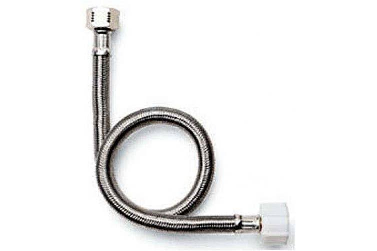 Fluidmaster Toilet Connector - Braided, Stainless Steel, 3/8" x 7/8", 9" Length