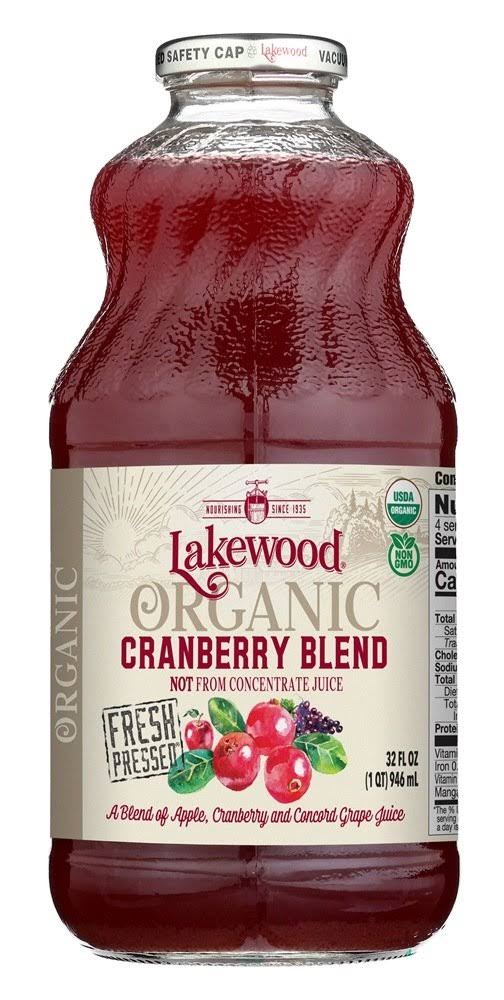 Lakewood Organic 100% Cranberry Juice - 947ml