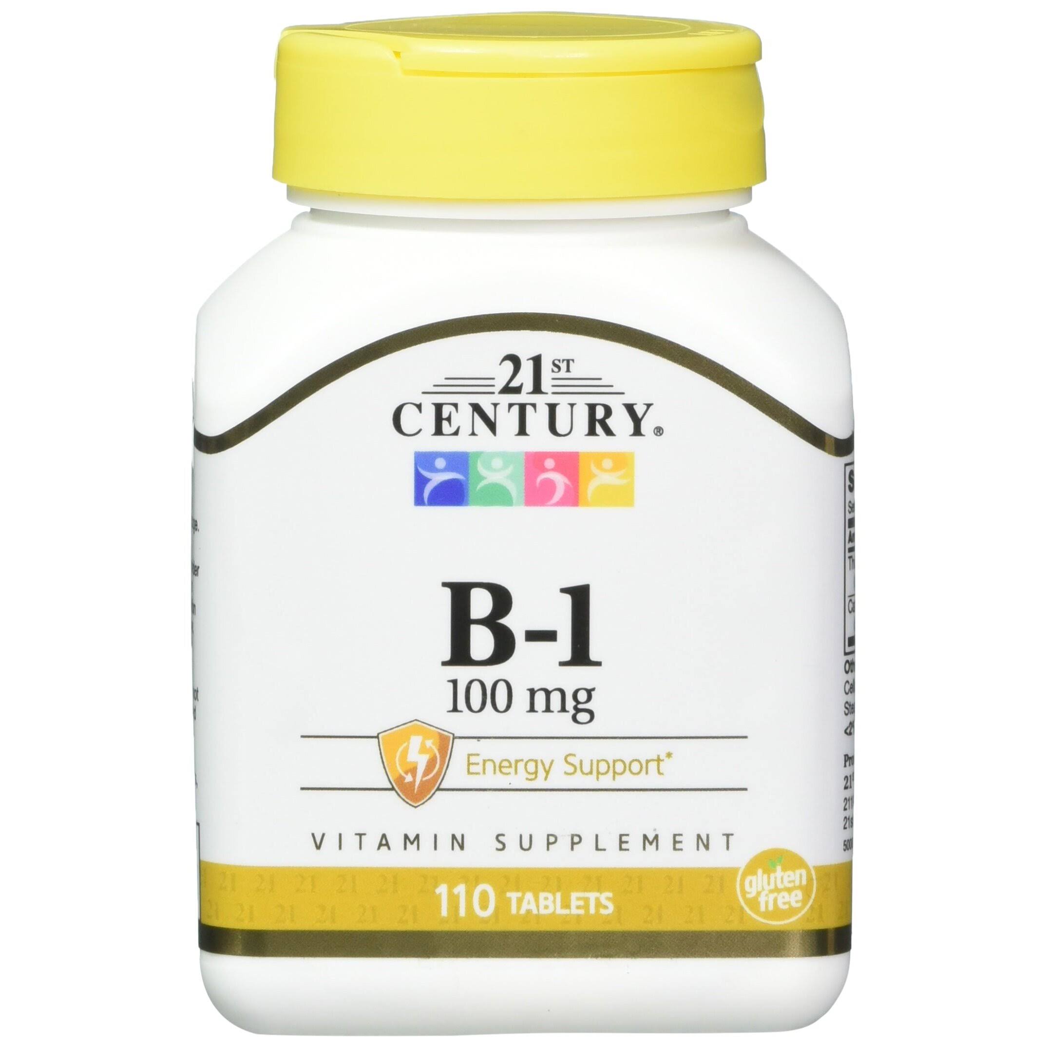 21st Century B-1 Dietary Supplement - 100mg, 110ct