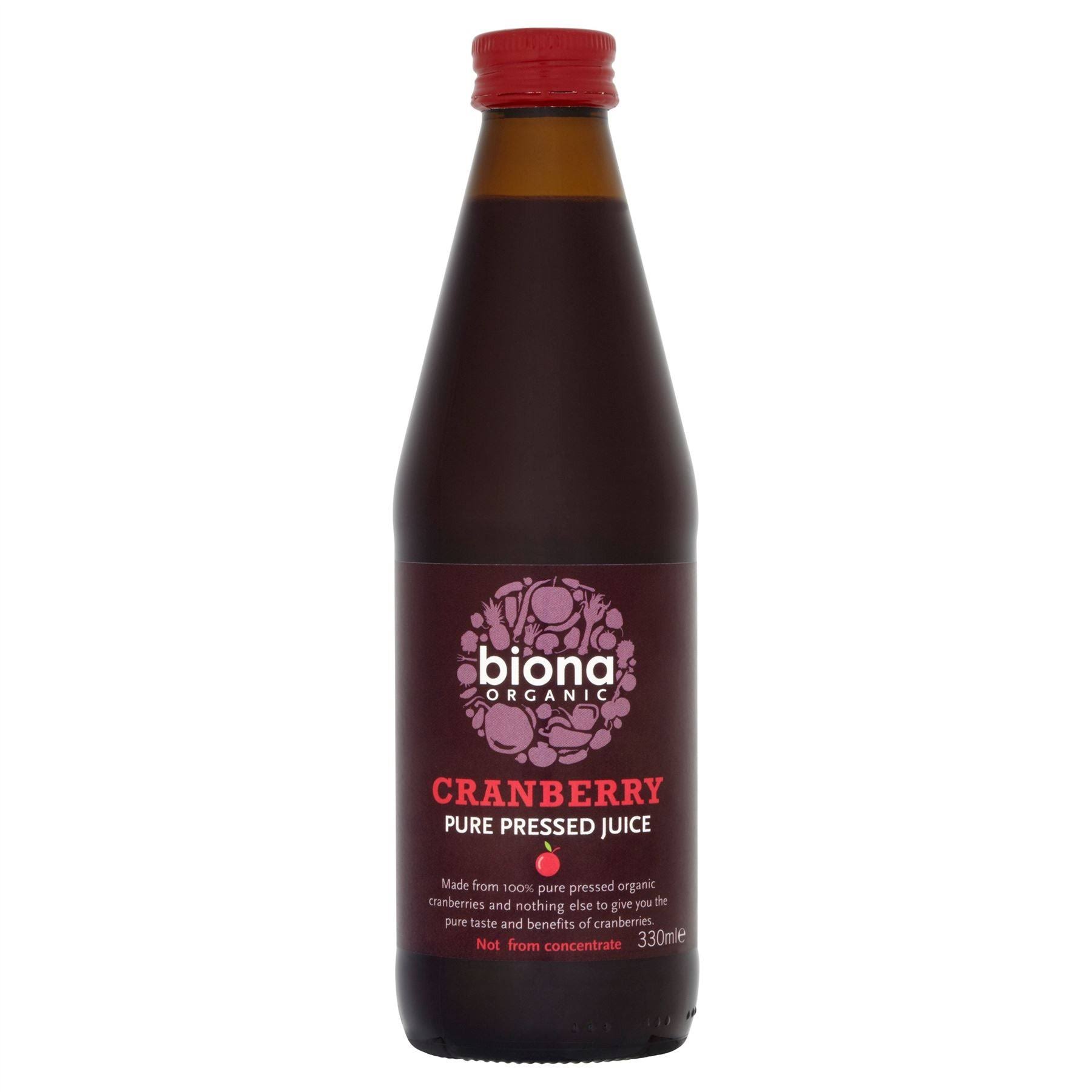 Biona Organic Pure Pressed Juice - Cranberry, 330ml