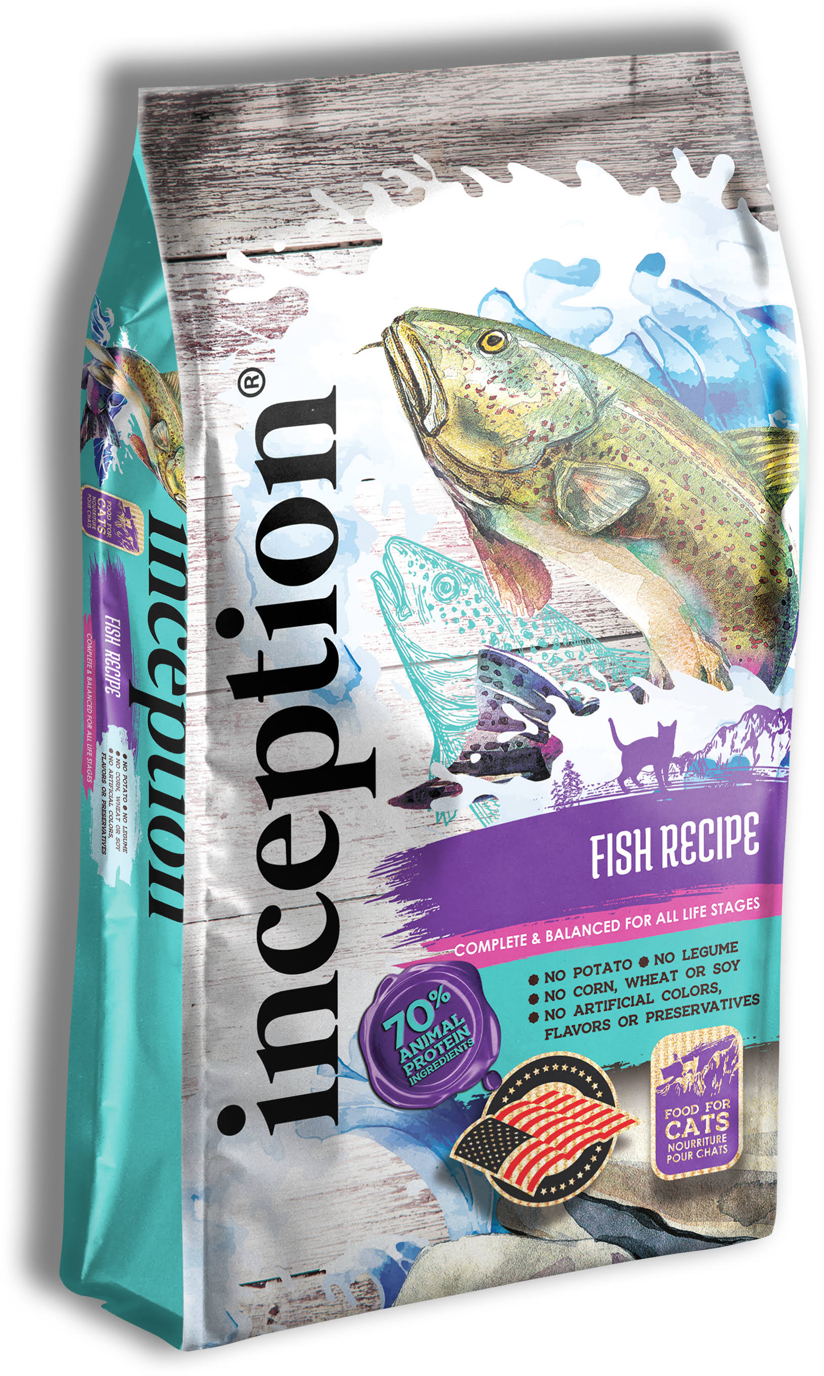Inception Fish Recipe Cat Food - 13.5lb