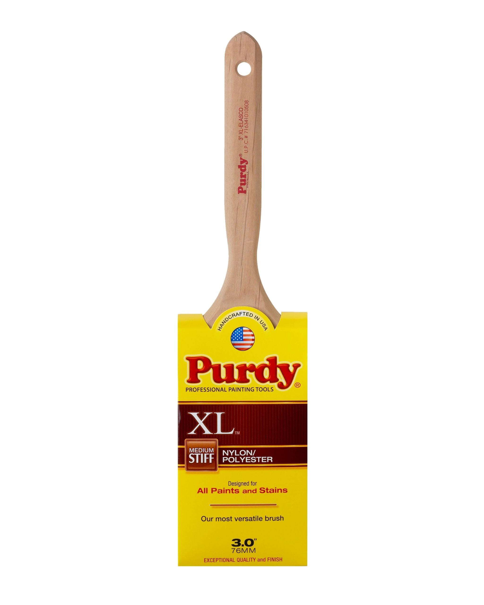 Purdy XL Series Elasco Flat Trim Paint Brush - 3"