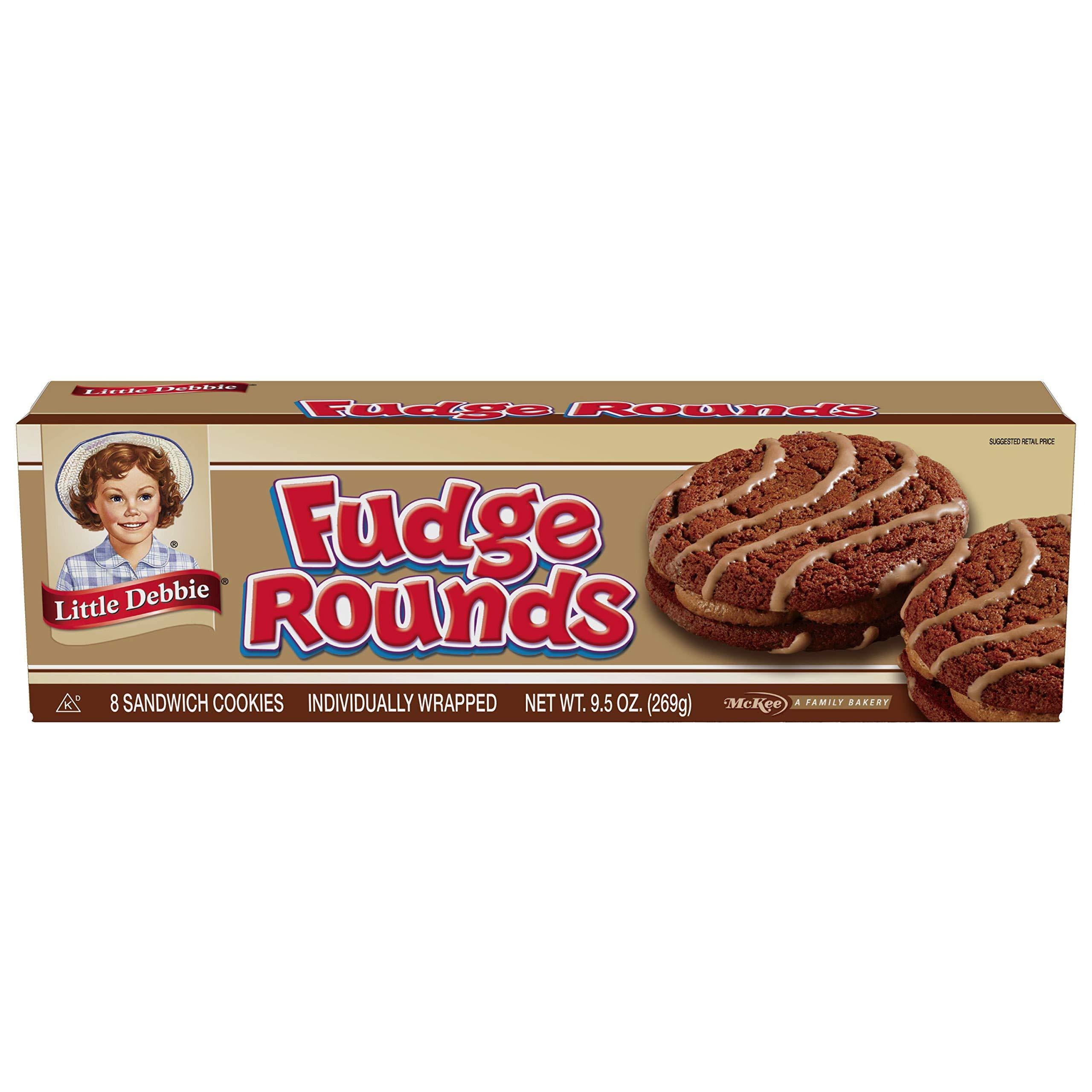 Little Debbie Fudge Rounds Sandwich Cookies - 8ct, 9.5oz