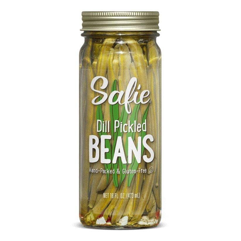 Safies Dill Pickle Beans, Hand Packed - 16 fl oz