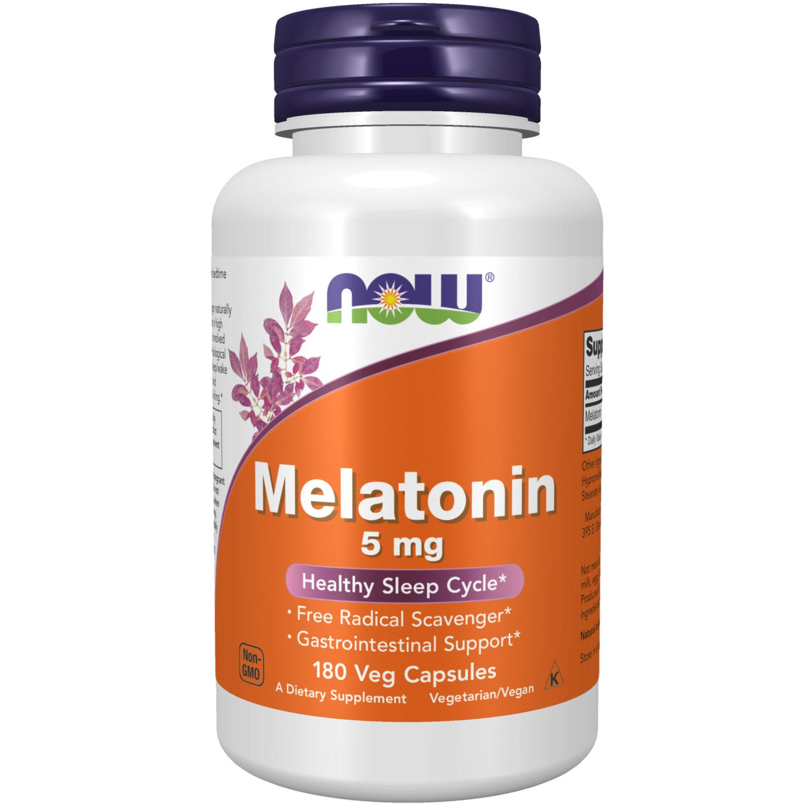 NOW Foods Melatonin - 180 Veg Capsules