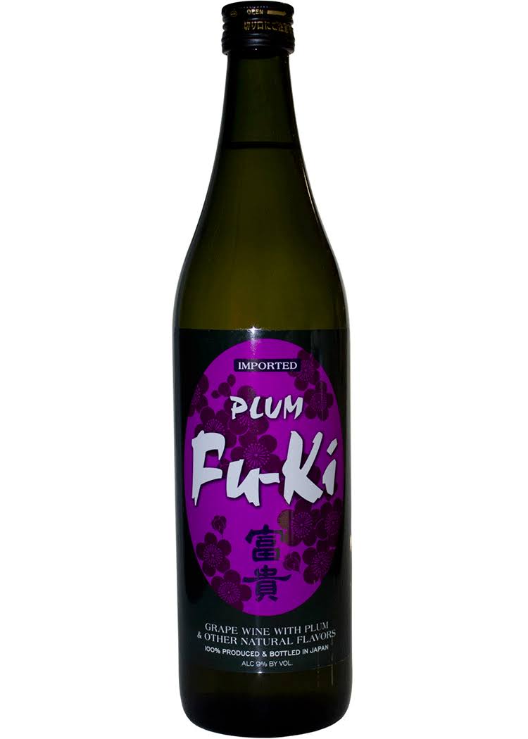 Fu Ki Grape Wine, with Plum - 750 ml
