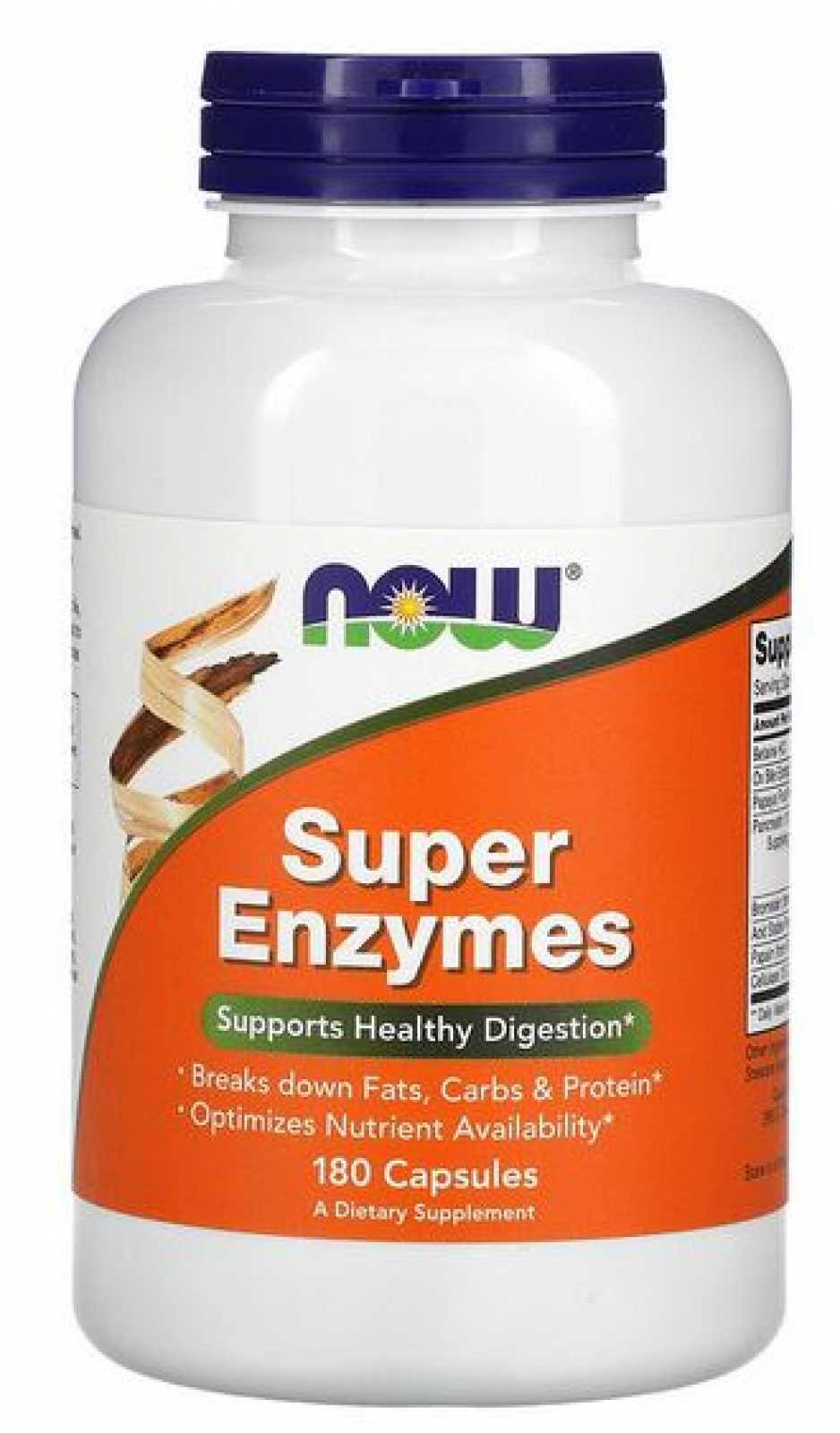 Now Foods Super Enzymes Capsules - 180pcs