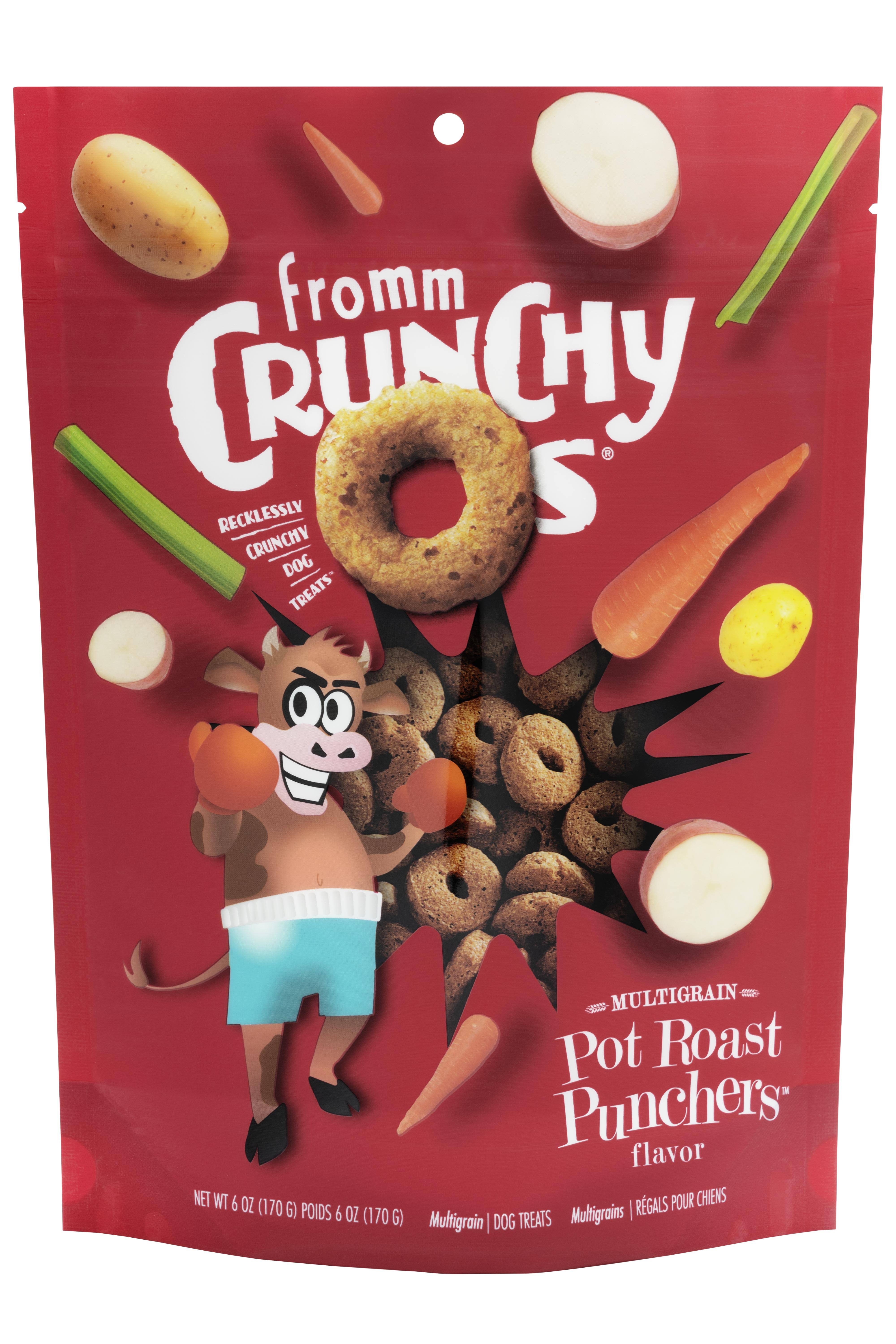 Fromm Crunchy O's Pot Roast Punchers Dog Treats - 6 oz