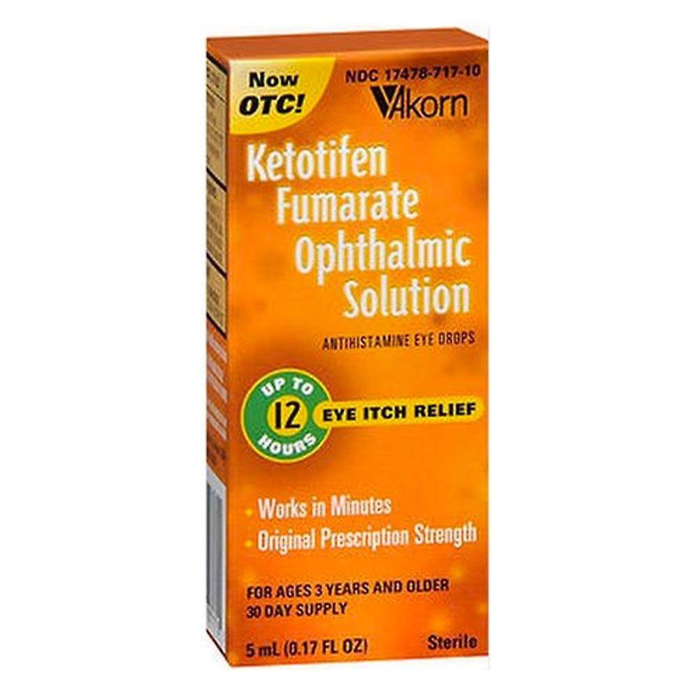 Akorn ketotifen fumarate ophthalmic solution, 5 ml