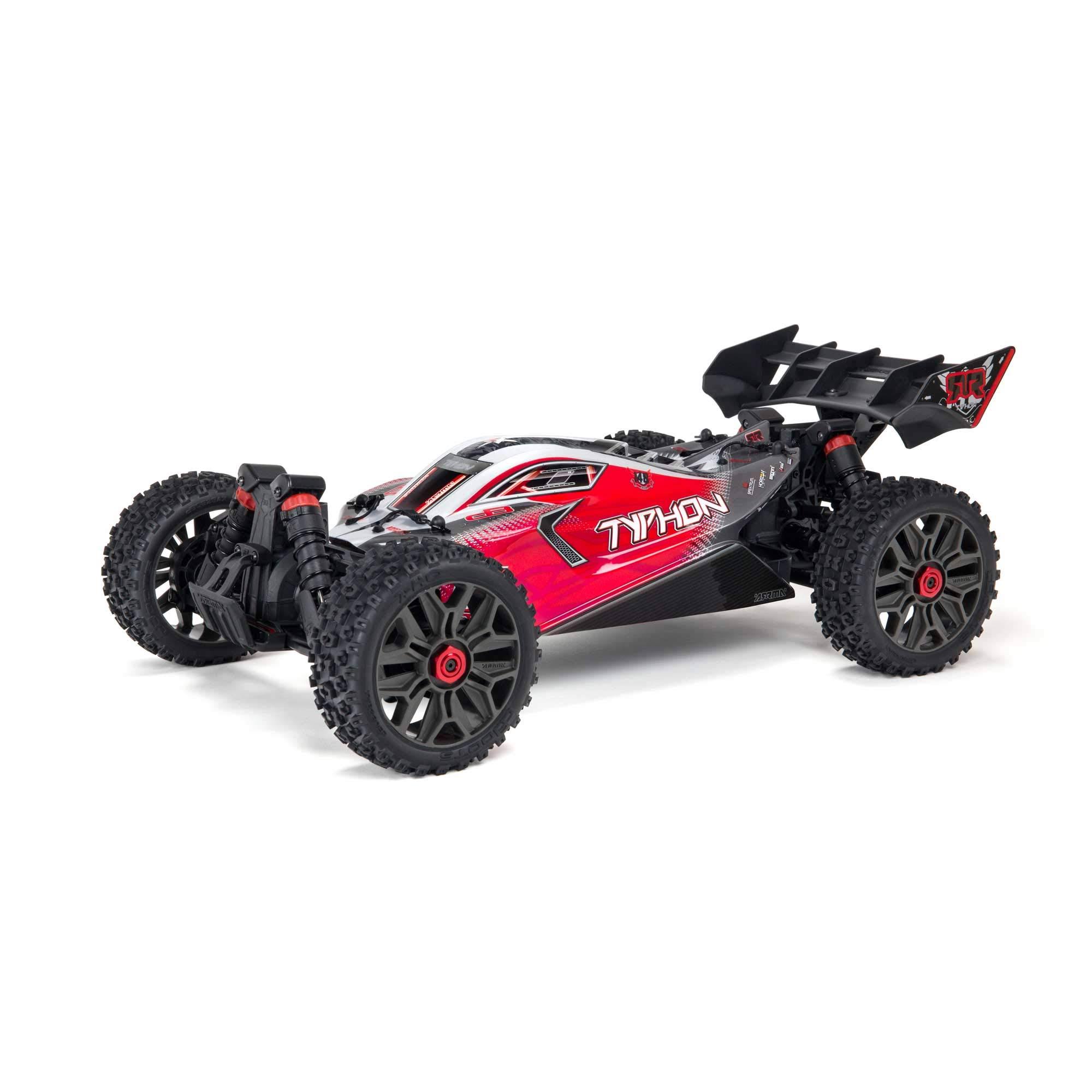 ARRMA ARA 4306V3 TYPHON 4X4 3S BLX Brushless 1/8th 4wd Buggy Red