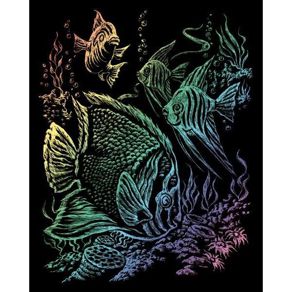 Royal and Langnickel Rainbow Engraving Art Set - Tropical Fish