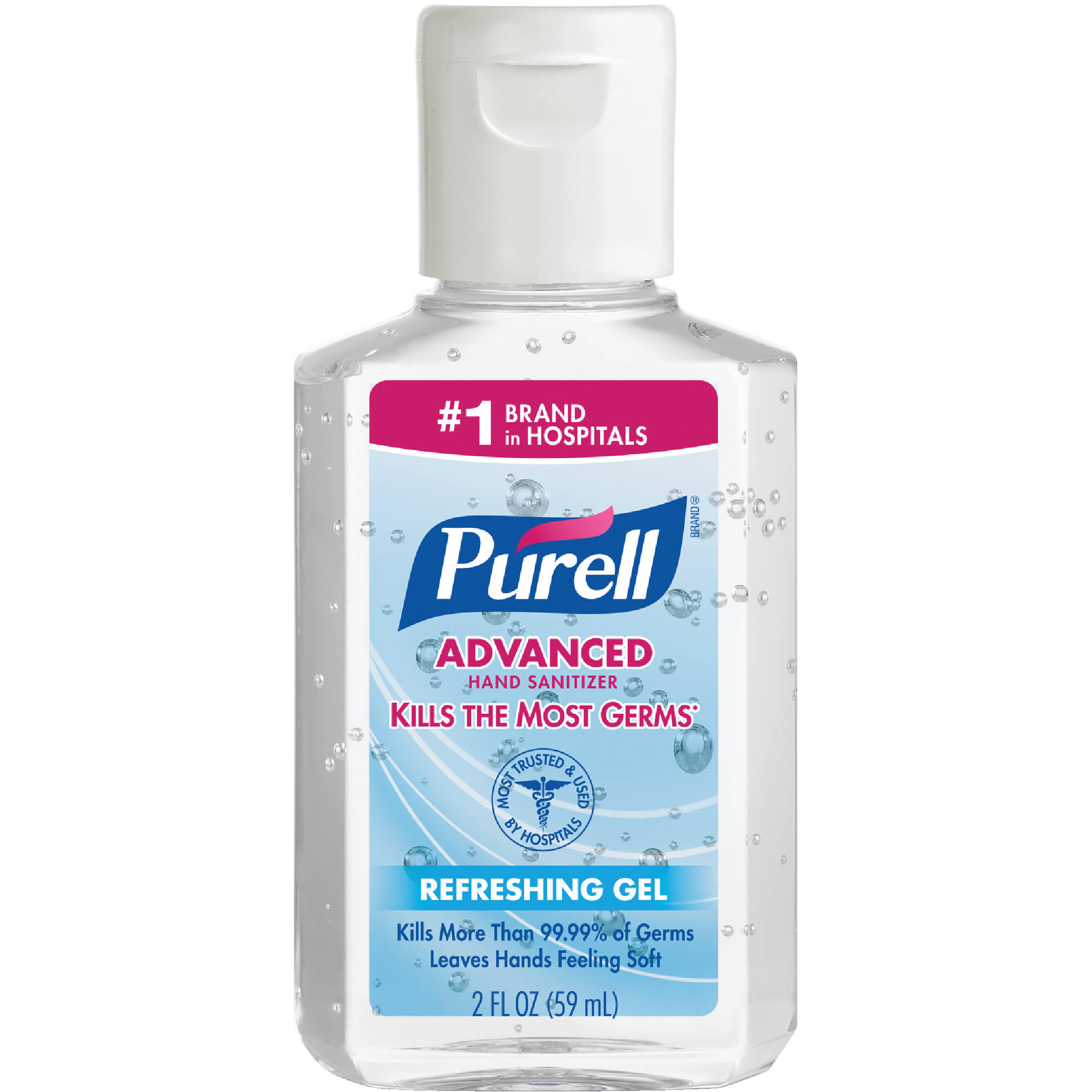 Purell advanced hand sanitizer, refreshing gel, 2 oz