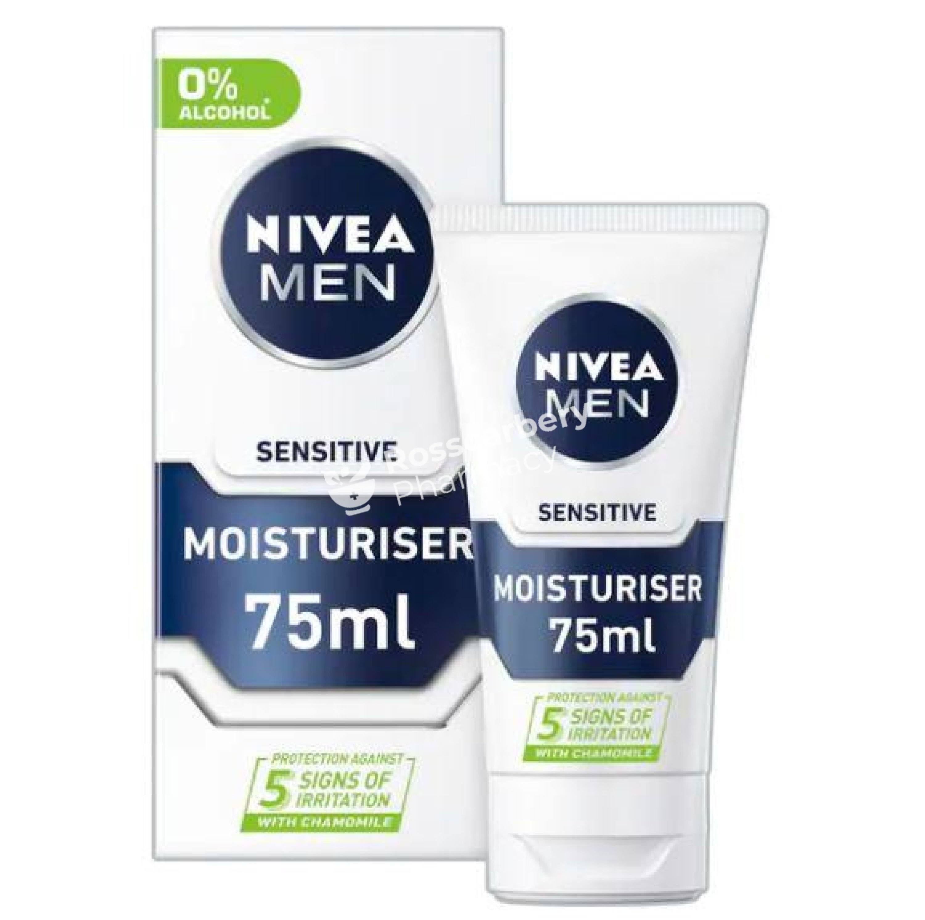Nivea Men Moisturiser - Sensitive, 75ml