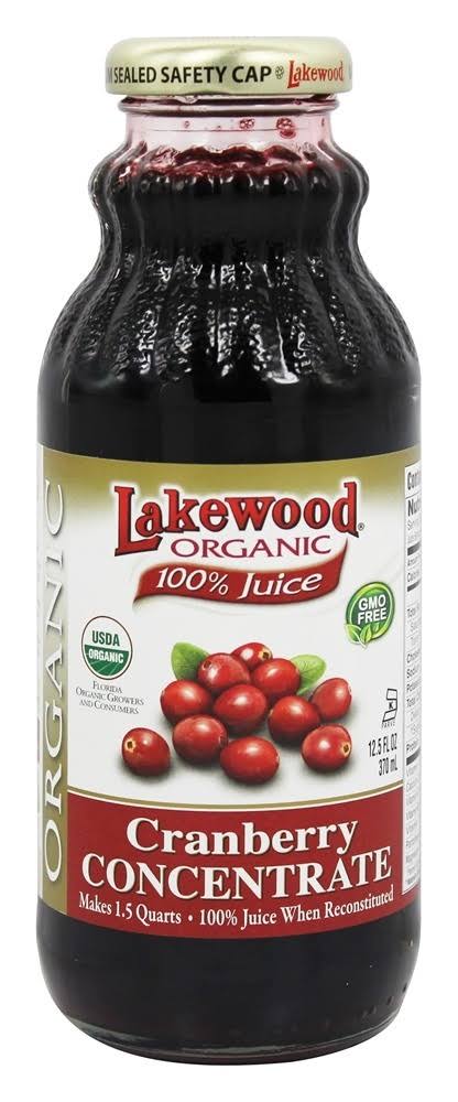 Lakewood Cranberry Juice Concentrate Organic 370ml