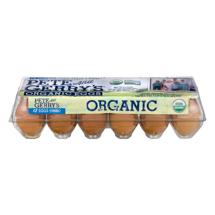 Pete and Gerry's Organic Jumbo Eggs - 12ct