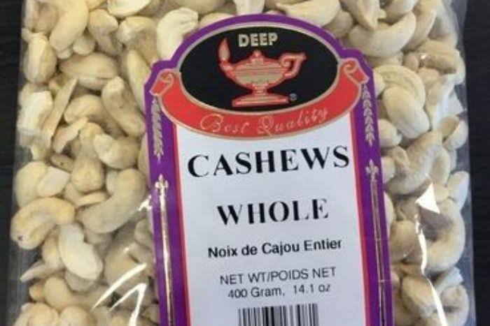 Deep Whole Cashews - 14 Ounces - Masalas Groceries - Delivered by Mercato