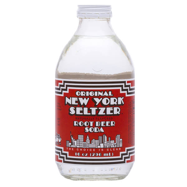 Original New York Seltzer Soda, Root Beer - 10 fl oz