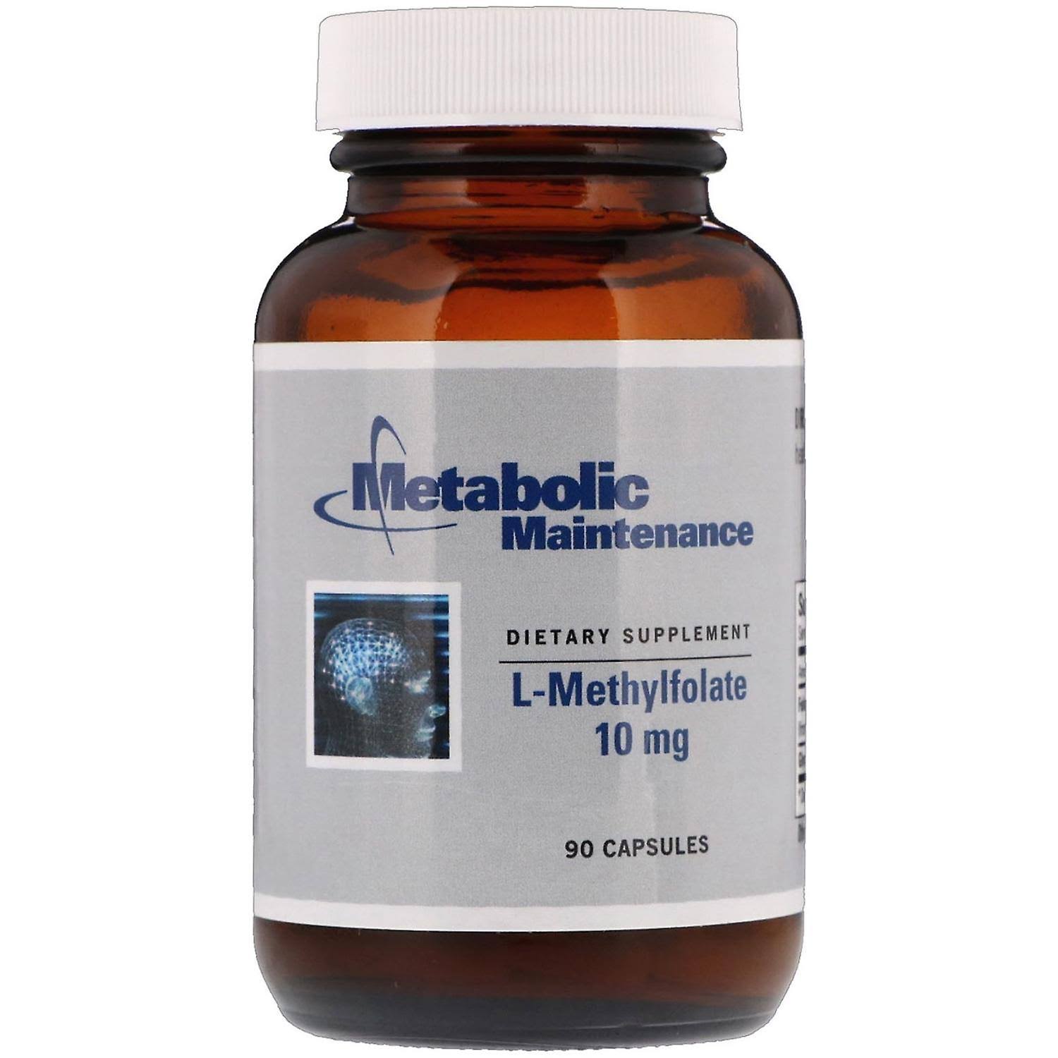 Metabolic Maintenance L-Methylfolate Dietary Supplement - 5mg, 90 Capsules