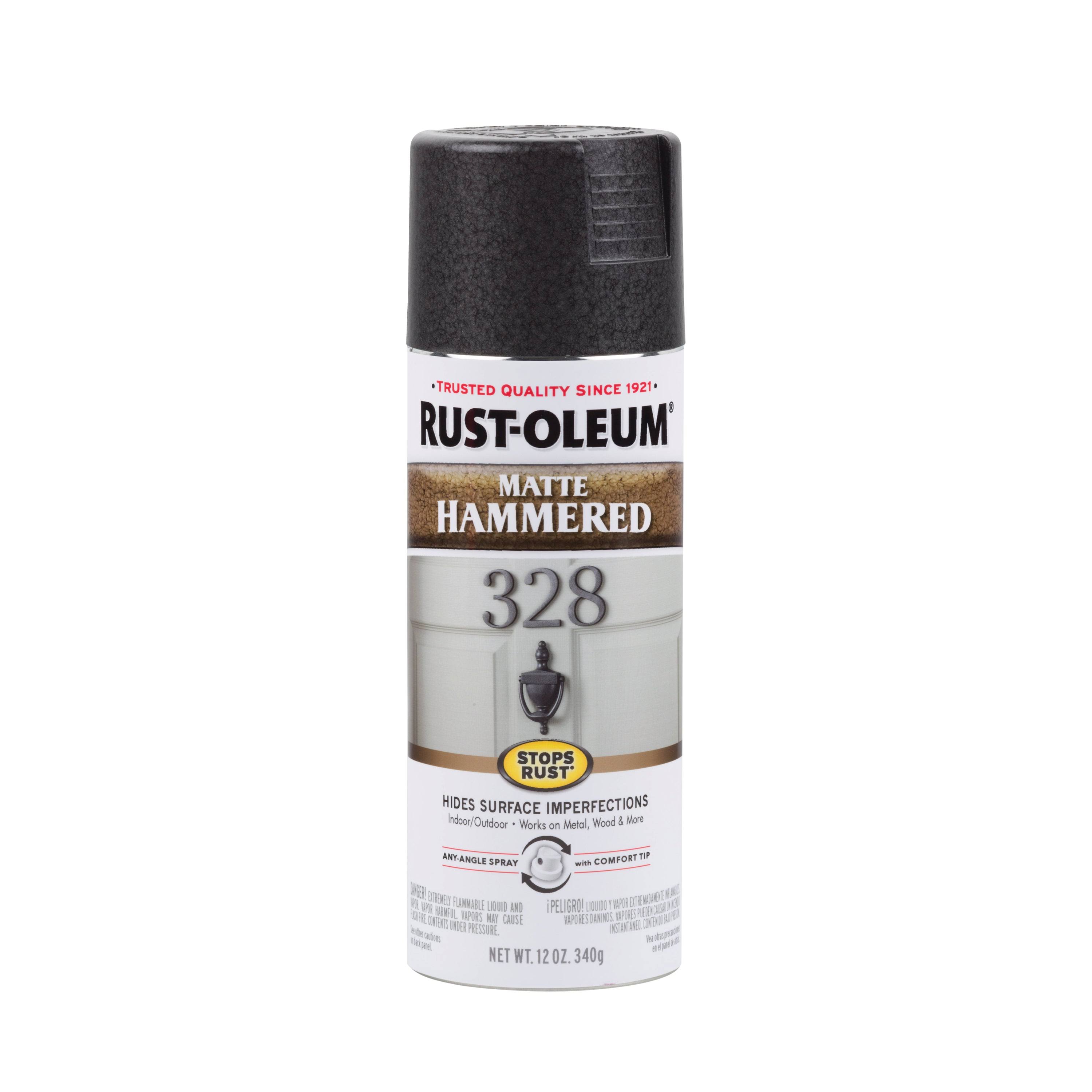 Rustoleum Hammered Spray Paint - Matte Hammered, 12oz