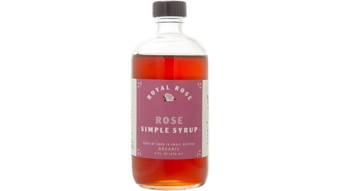 Royal Rose Organic Rose Simple Syrup - 8oz