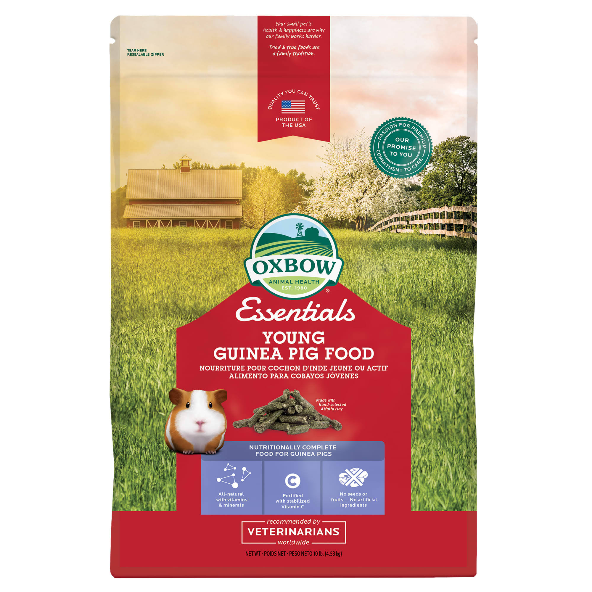 Oxbow Essentials - Young Guinea Pig Food 10 lbs