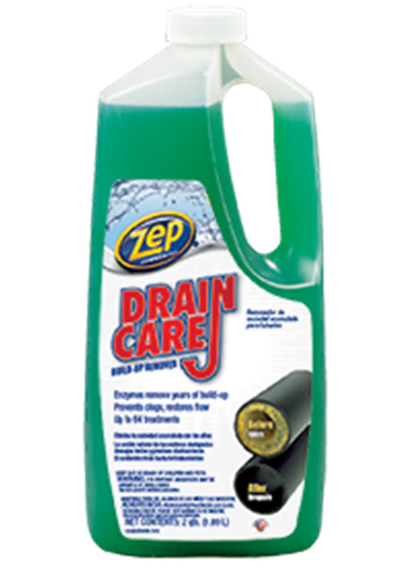 Zep Commercial Drain Care Liquid Drain Cleaner - 64oz