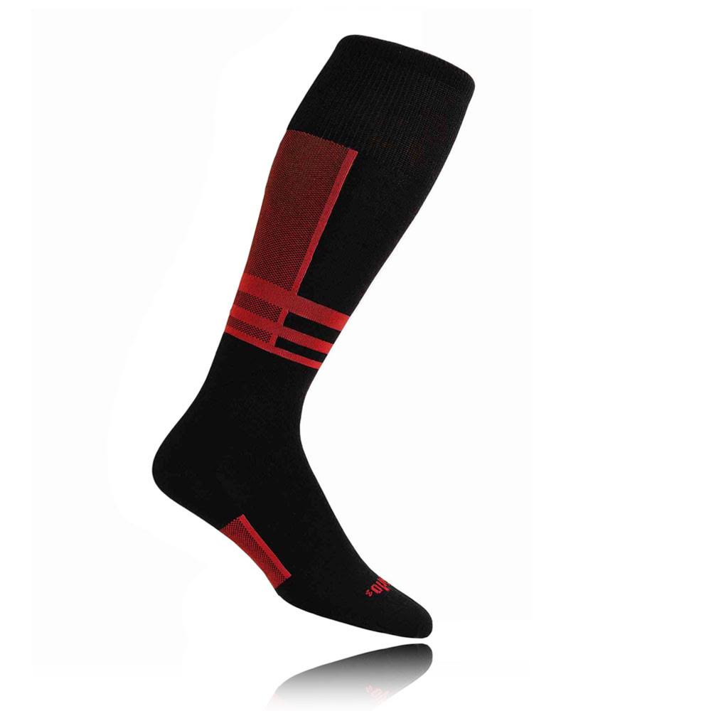 Thorlo Ultra Light Ski Liner Sock - Red/Black, 11.5-13