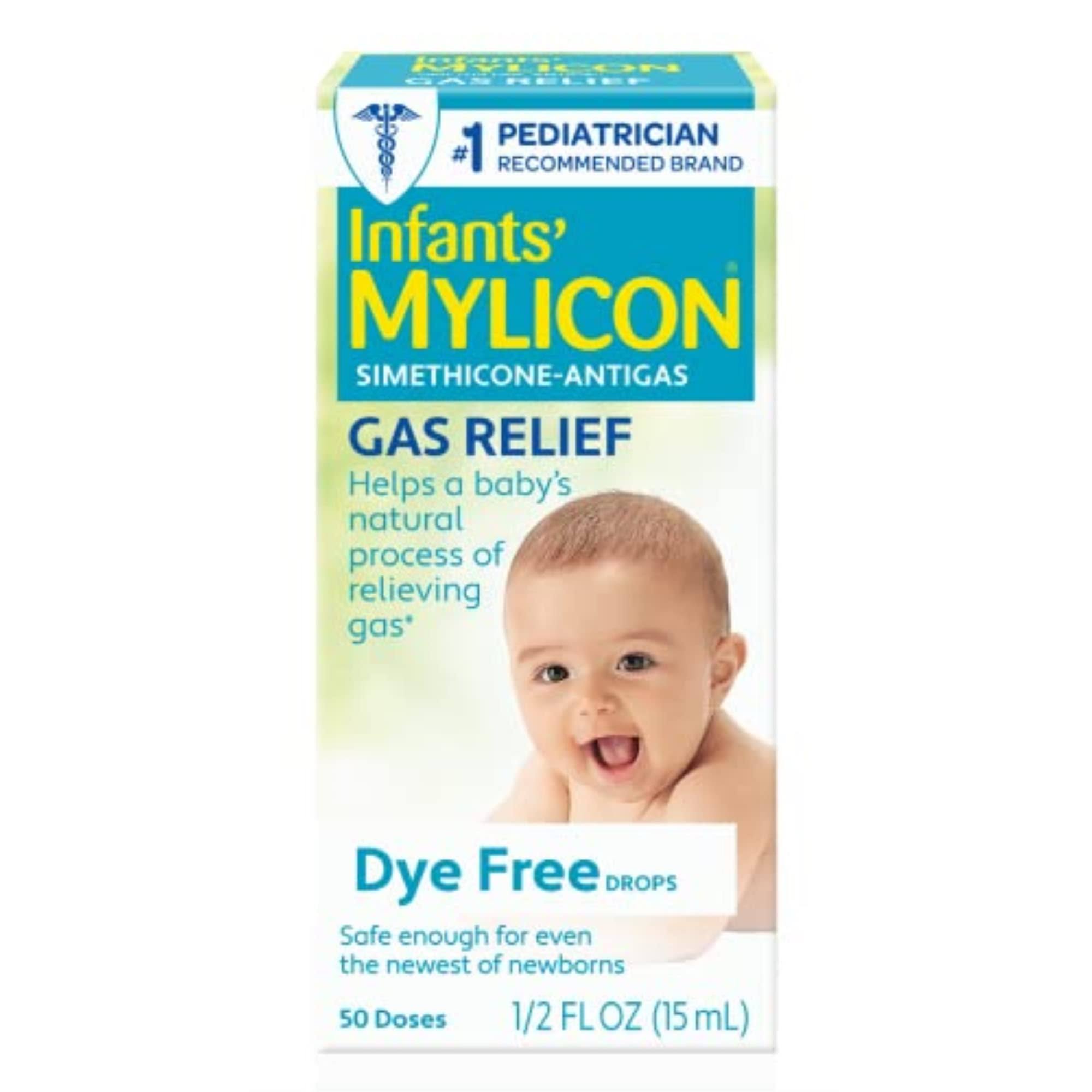Mylicon Infants' Simethicone Gas Relief Dye Drops - 1/2oz