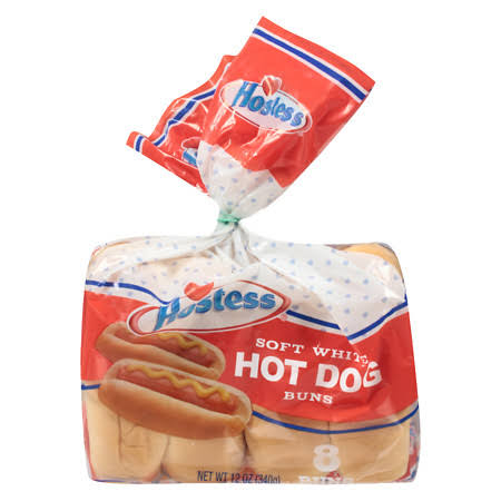 Hostess Hot Dog Bun - 12oz, 8pk
