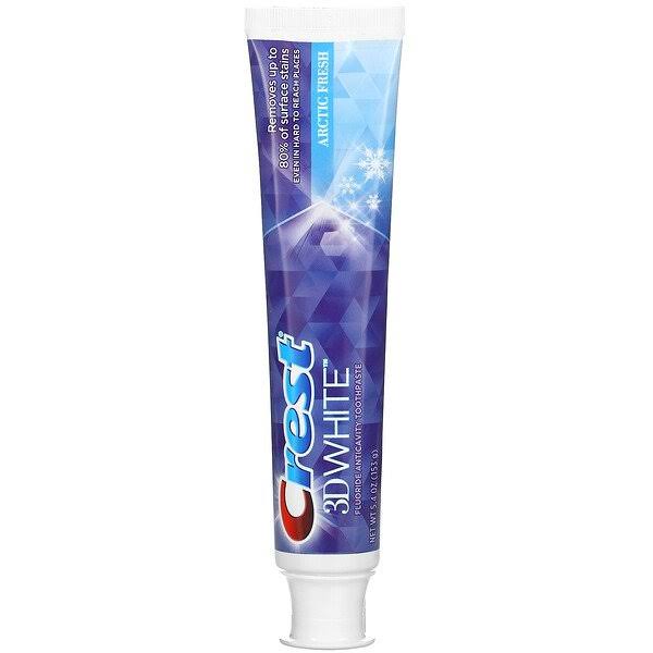 Crest 3D White Fluoride Anticavity Toothpaste Artic Fresh 5.4 oz (153 g)