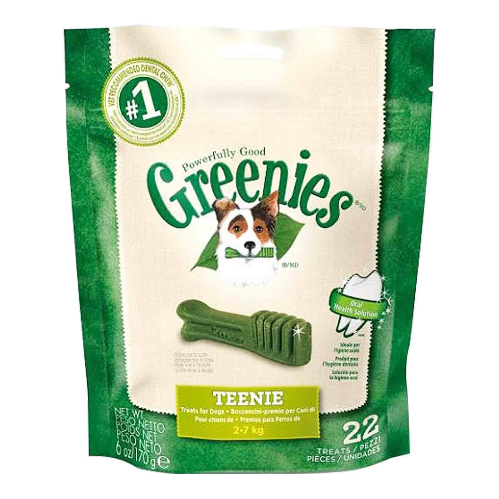 Greenies Dog Dental Chew Treats - Teenie, 170g