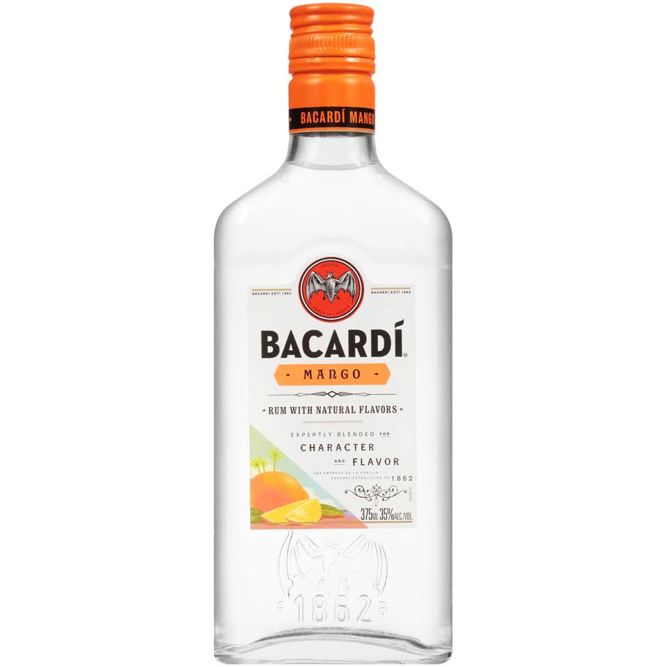 Bacardi Mango Fusion Rum - 375 ml bottle