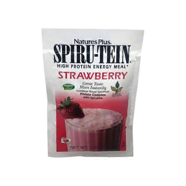 Nature's Plus Spiru-tein Energy Shake Mix - Strawberry