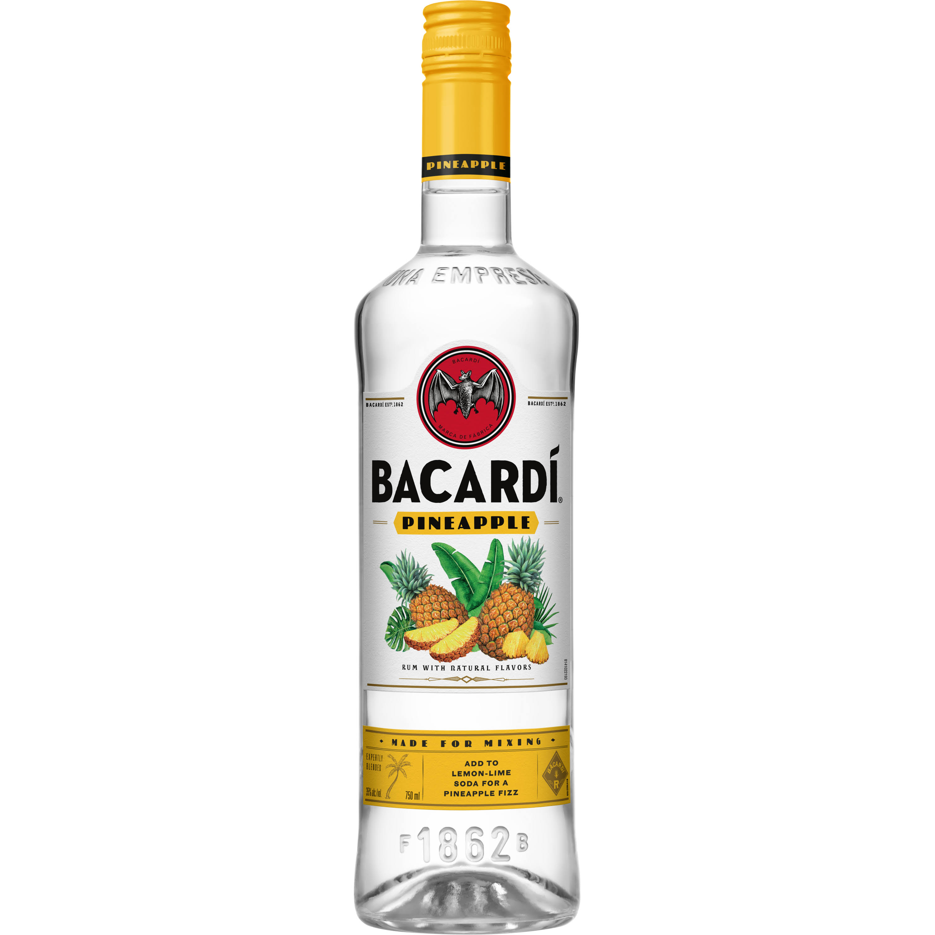 Bacardi Pineapple Fusion Rum - 750ml