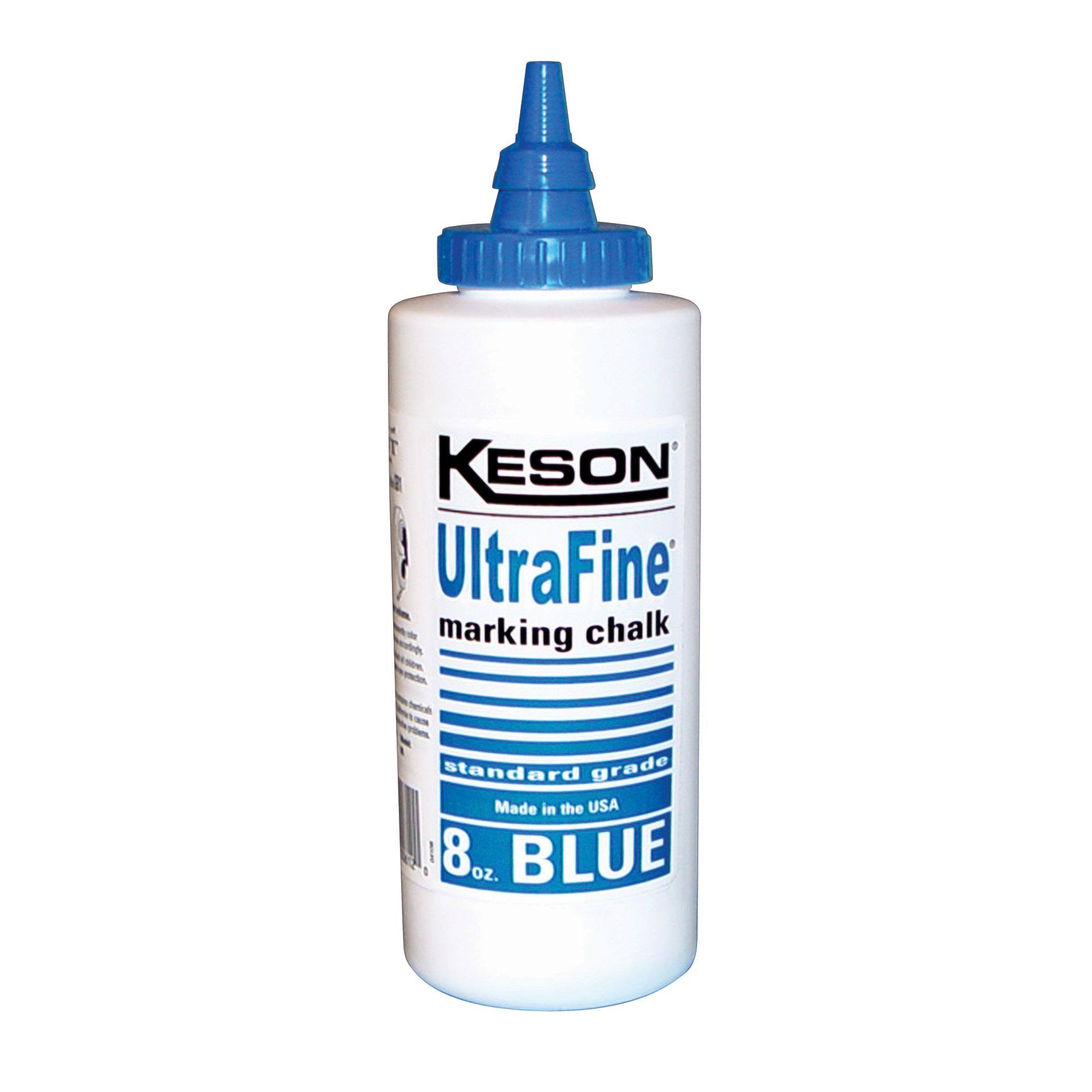 Keson Ultra Fine Marking Chalk - Blue, 8oz