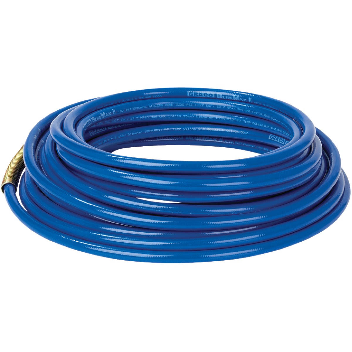Graco 240794 BlueMax II Hose - For Airless Paint, Blue, ewe1/4"x50', 3300 PSI