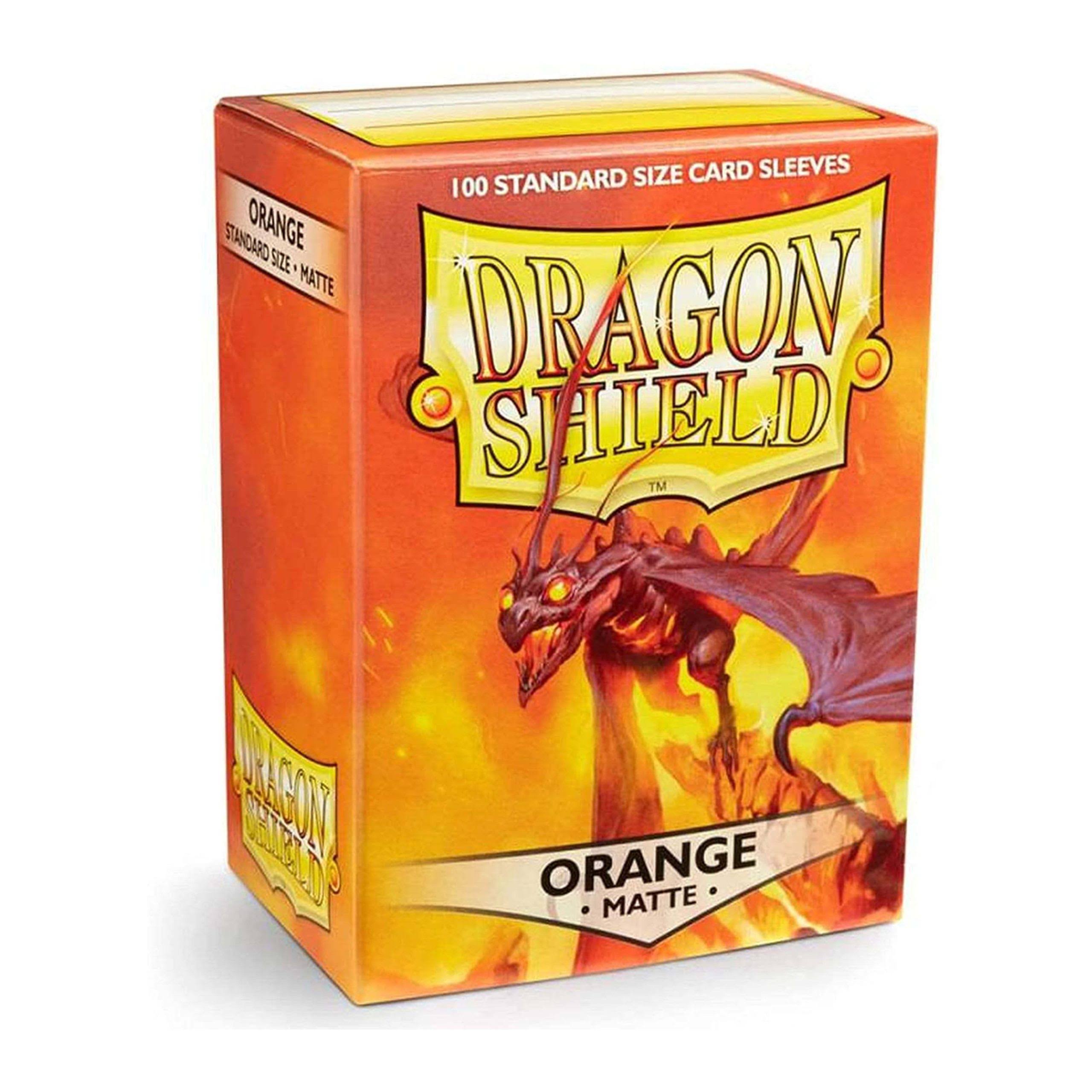 Dragon Shield Sleeves: Matte Orange, Box Of 100