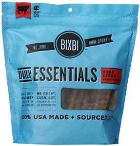 BIXBI USA Made Daily Essentials Dog Jerky Treats Chews Beef-liver Dogs 150ml Bag | Dogs | Delivery Guaranteed | Best Price Guarantee