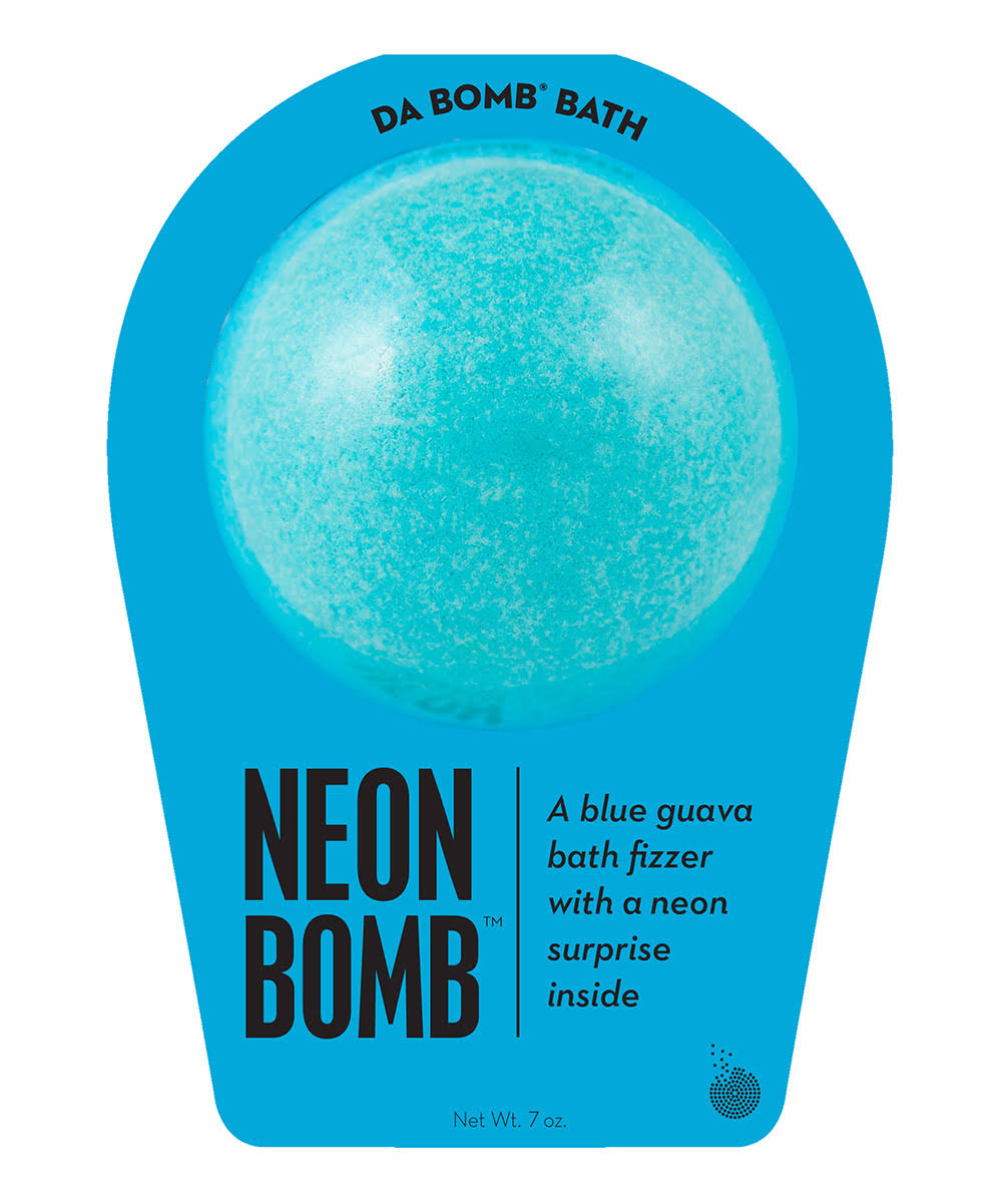 Da Bomb Bath Fizzers Neon Blue Bath Bomb One-Size