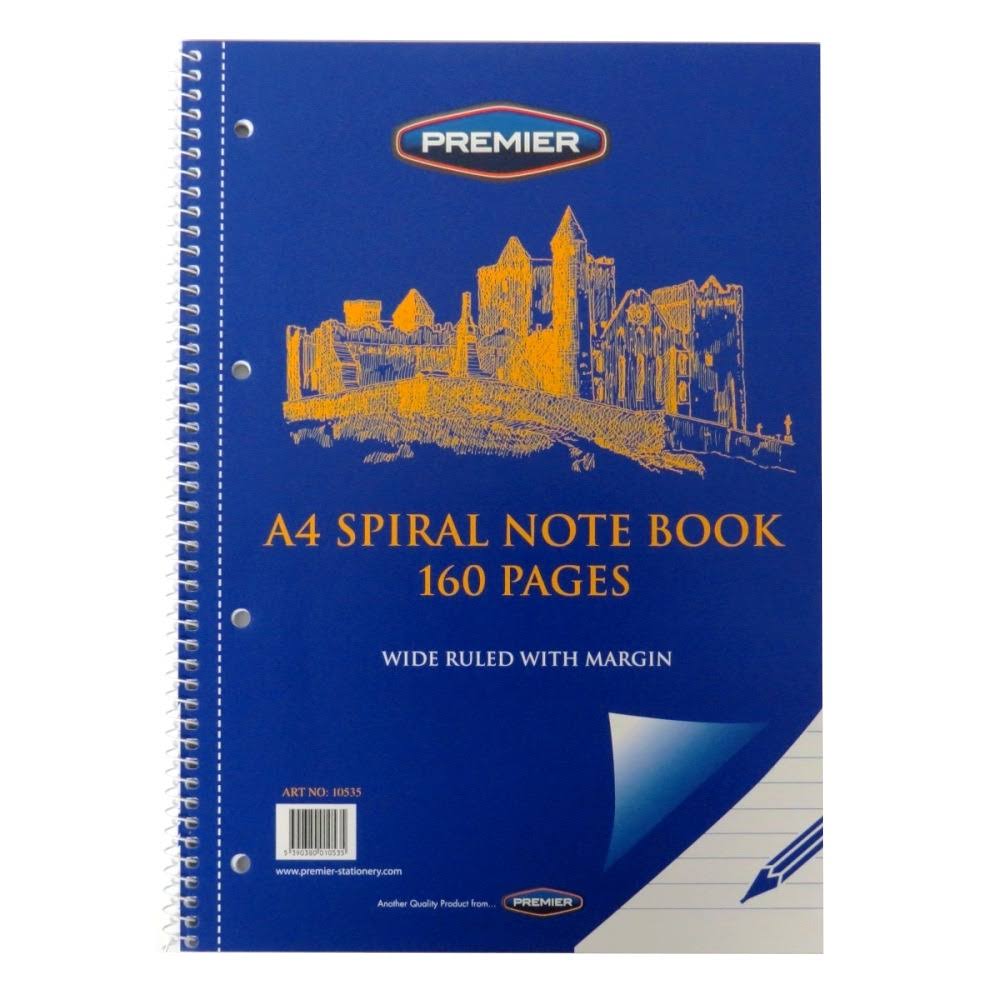 A4 Spiral Note Book - 160 Pages