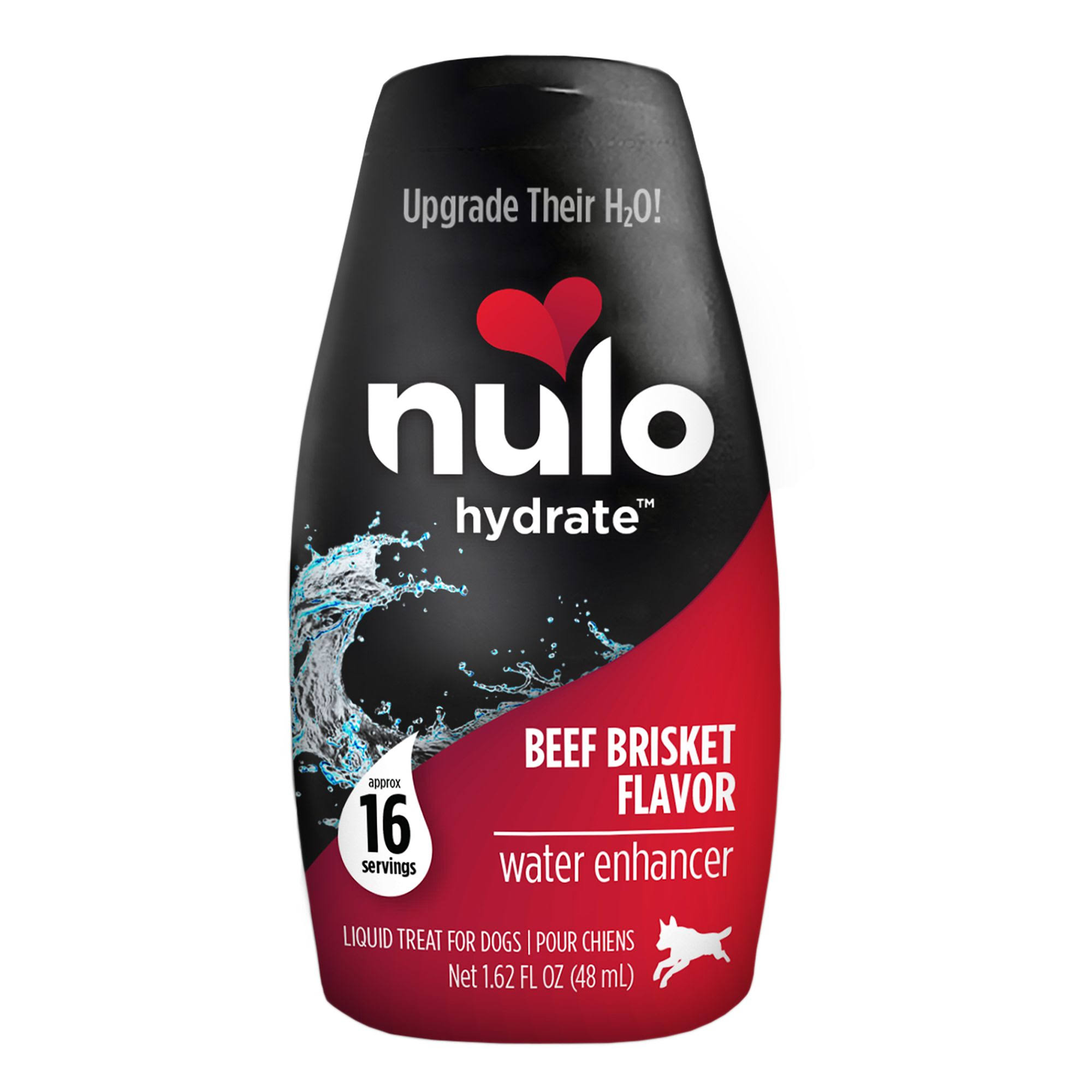 Nulo Hydrate Water Enhancers for Dogs Beef Brisket 1.62 fl. oz