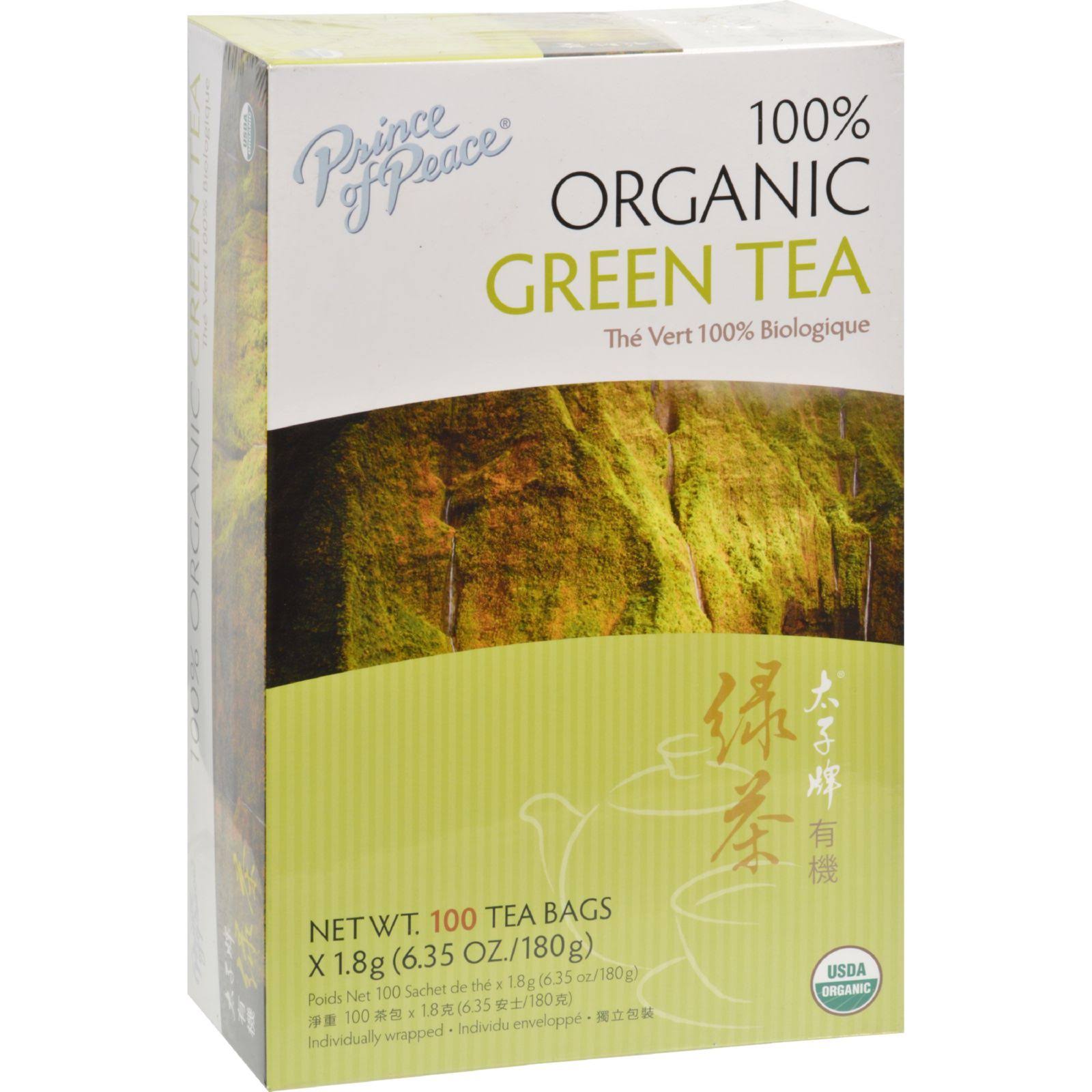 Prince of Peace 100% Organic Tea Green Tea - 100 Pack