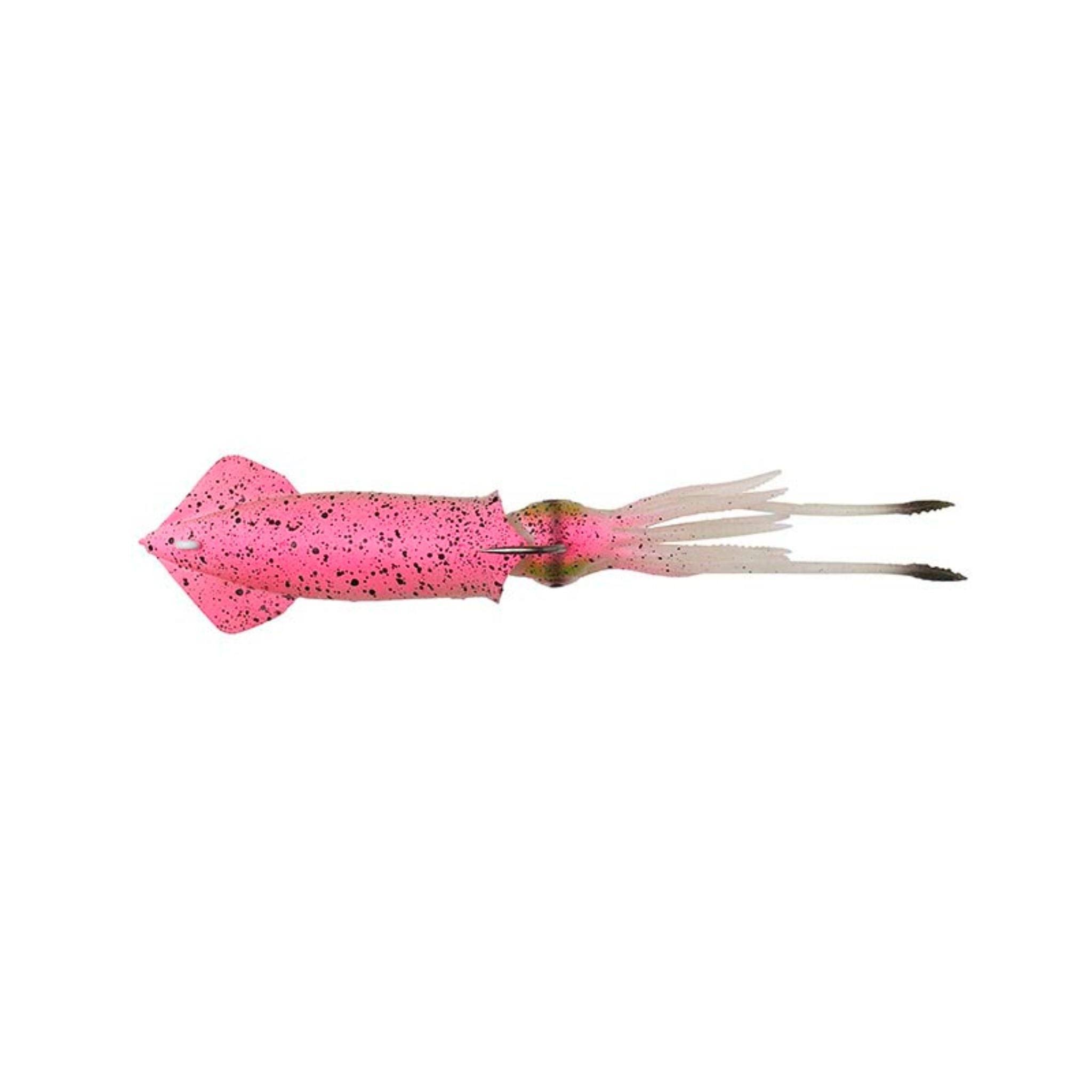 Savage Gear 3D TPE Swim Squid - 10in - Pink Glow