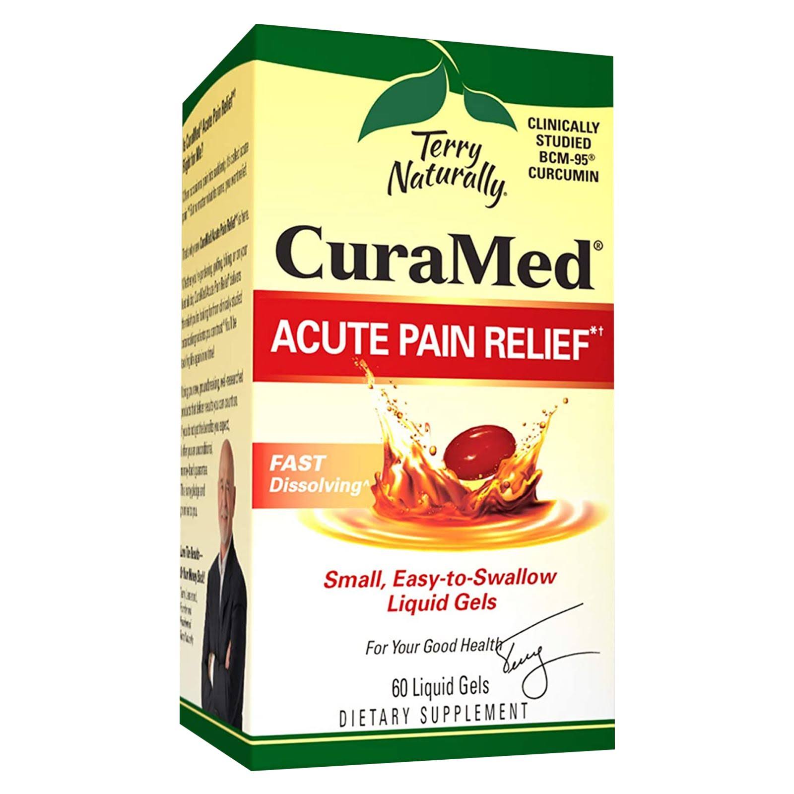 Terry Naturally, CuraMed, Acute Pain Relief, 60 Liquid Gels