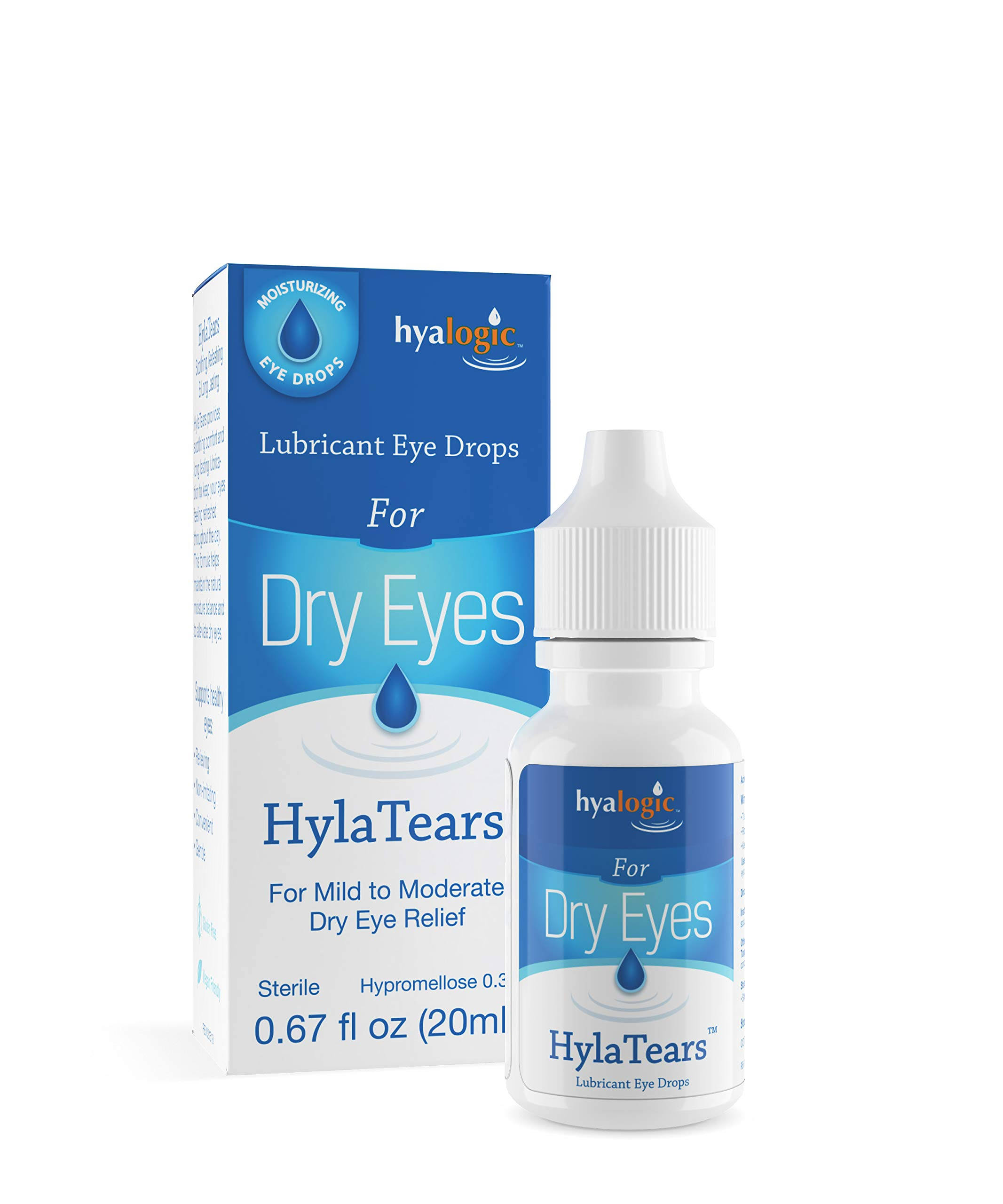 Hyalogic, Hylatears, Lubricant Eye Drops for Dry Eyes